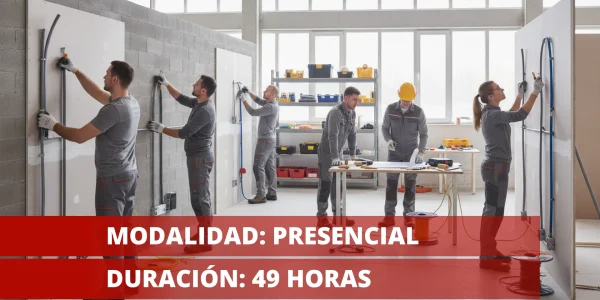 Montaje de canalizaciones en instalaciones eléctricas de baja tensión y/o domóticas (ELE_A_3013_02)